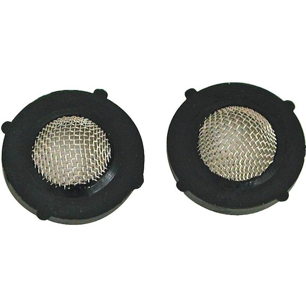 Danco Hose Washer with Screen, Rubber, Black 80070 Zoro